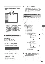 Предварительный просмотр 67 страницы Sony Cyber-shot DSC-M2 User'S Manual / Troubleshooting