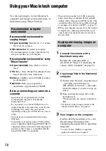 Предварительный просмотр 72 страницы Sony Cyber-shot DSC-M2 User'S Manual / Troubleshooting