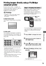 Предварительный просмотр 75 страницы Sony Cyber-shot DSC-M2 User'S Manual / Troubleshooting