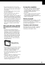 Preview for 5 page of Sony Cyber-shot DSC-N1 User'S Manual / Troubleshooting