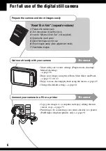 Preview for 6 page of Sony Cyber-shot DSC-N1 User'S Manual / Troubleshooting