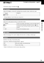 Preview for 71 page of Sony Cyber-shot DSC-N1 User'S Manual / Troubleshooting