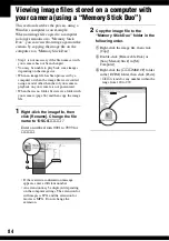 Preview for 84 page of Sony Cyber-shot DSC-N1 User'S Manual / Troubleshooting