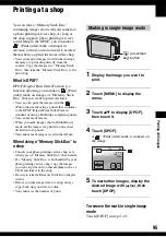 Preview for 95 page of Sony Cyber-shot DSC-N1 User'S Manual / Troubleshooting