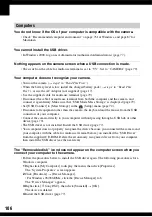 Preview for 106 page of Sony Cyber-shot DSC-N1 User'S Manual / Troubleshooting