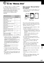 Preview for 117 page of Sony Cyber-shot DSC-N1 User'S Manual / Troubleshooting