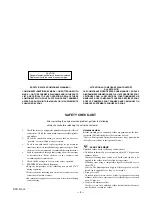 Preview for 3 page of Sony Cyber-shot DSC-N2 Service Manual