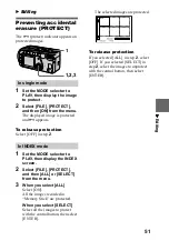 Preview for 51 page of Sony Cyber-shot DSC-P1 Operating Instructions Manual