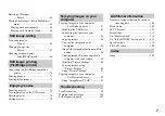 Preview for 7 page of Sony Cyber-shot DSC-P100 Operating Instructions Manual