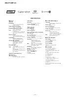 Preview for 2 page of Sony Cyber-shot DSC-P100 Service Manual