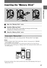 Предварительный просмотр 17 страницы Sony Cyber-shot DSC-P20 Operating Instructions Manual