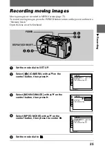 Предварительный просмотр 25 страницы Sony Cyber-shot DSC-P20 Operating Instructions Manual