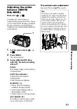 Предварительный просмотр 51 страницы Sony Cyber-shot DSC-P20 Operating Instructions Manual