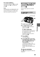 Предварительный просмотр 59 страницы Sony Cyber-shot DSC-P20 Operating Instructions Manual