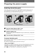 Предварительный просмотр 10 страницы Sony Cyber-shot DSC-P3 Operating Instructions Manual