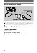 Предварительный просмотр 14 страницы Sony Cyber-shot DSC-P3 Operating Instructions Manual