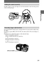 Предварительный просмотр 21 страницы Sony Cyber-shot DSC-P3 Operating Instructions Manual