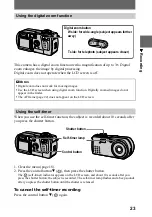 Предварительный просмотр 23 страницы Sony Cyber-shot DSC-P3 Operating Instructions Manual