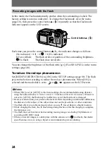 Предварительный просмотр 24 страницы Sony Cyber-shot DSC-P3 Operating Instructions Manual