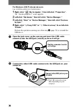 Предварительный просмотр 36 страницы Sony Cyber-shot DSC-P3 Operating Instructions Manual