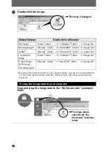 Предварительный просмотр 40 страницы Sony Cyber-shot DSC-P3 Operating Instructions Manual