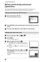 Предварительный просмотр 46 страницы Sony Cyber-shot DSC-P3 Operating Instructions Manual