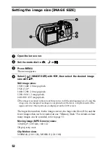 Предварительный просмотр 52 страницы Sony Cyber-shot DSC-P3 Operating Instructions Manual