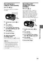 Предварительный просмотр 55 страницы Sony Cyber-shot DSC-P3 Operating Instructions Manual