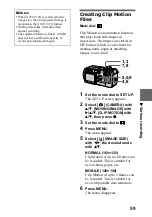 Предварительный просмотр 59 страницы Sony Cyber-shot DSC-P3 Operating Instructions Manual