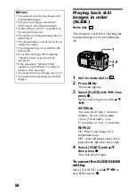 Предварительный просмотр 68 страницы Sony Cyber-shot DSC-P3 Operating Instructions Manual