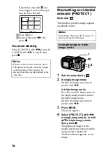 Предварительный просмотр 72 страницы Sony Cyber-shot DSC-P3 Operating Instructions Manual