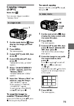 Предварительный просмотр 75 страницы Sony Cyber-shot DSC-P3 Operating Instructions Manual