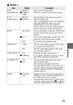 Предварительный просмотр 81 страницы Sony Cyber-shot DSC-P3 Operating Instructions Manual