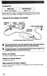 Предварительный просмотр 14 страницы Sony Cyber-shot DSC-P30 Operating Instructions Manual