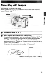 Предварительный просмотр 19 страницы Sony Cyber-shot DSC-P30 Operating Instructions Manual