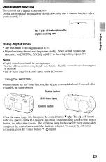 Предварительный просмотр 23 страницы Sony Cyber-shot DSC-P30 Operating Instructions Manual