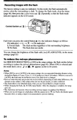 Предварительный просмотр 24 страницы Sony Cyber-shot DSC-P30 Operating Instructions Manual