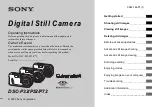 Preview for 1 page of Sony Cyber-Shot DSC-P32 Operating Instructions Manual