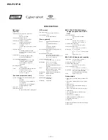 Preview for 2 page of Sony Cyber-shot DSC-P43 Service Manual