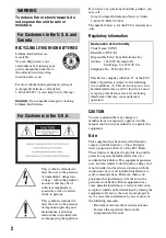 Предварительный просмотр 2 страницы Sony Cyber-shot DSC-R1 User'S Manual / Troubleshooting