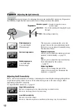 Предварительный просмотр 12 страницы Sony Cyber-shot DSC-R1 User'S Manual / Troubleshooting