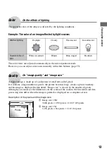 Предварительный просмотр 13 страницы Sony Cyber-shot DSC-R1 User'S Manual / Troubleshooting