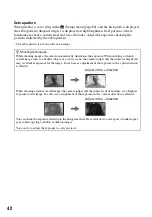 Предварительный просмотр 42 страницы Sony Cyber-shot DSC-R1 User'S Manual / Troubleshooting