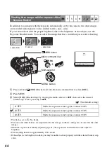 Предварительный просмотр 44 страницы Sony Cyber-shot DSC-R1 User'S Manual / Troubleshooting