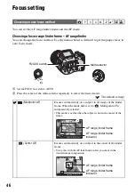 Предварительный просмотр 46 страницы Sony Cyber-shot DSC-R1 User'S Manual / Troubleshooting