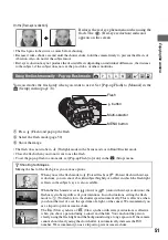 Предварительный просмотр 51 страницы Sony Cyber-shot DSC-R1 User'S Manual / Troubleshooting