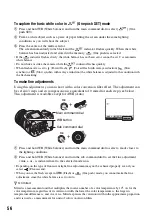 Предварительный просмотр 56 страницы Sony Cyber-shot DSC-R1 User'S Manual / Troubleshooting