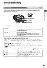 Предварительный просмотр 61 страницы Sony Cyber-shot DSC-R1 User'S Manual / Troubleshooting