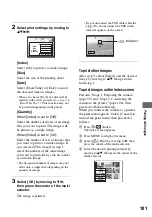 Предварительный просмотр 101 страницы Sony Cyber-shot DSC-R1 User'S Manual / Troubleshooting