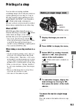 Предварительный просмотр 103 страницы Sony Cyber-shot DSC-R1 User'S Manual / Troubleshooting